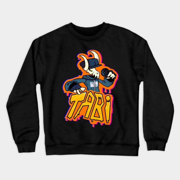 Tabi FNF mod character Crewneck Sweatshirt by Abrek Art